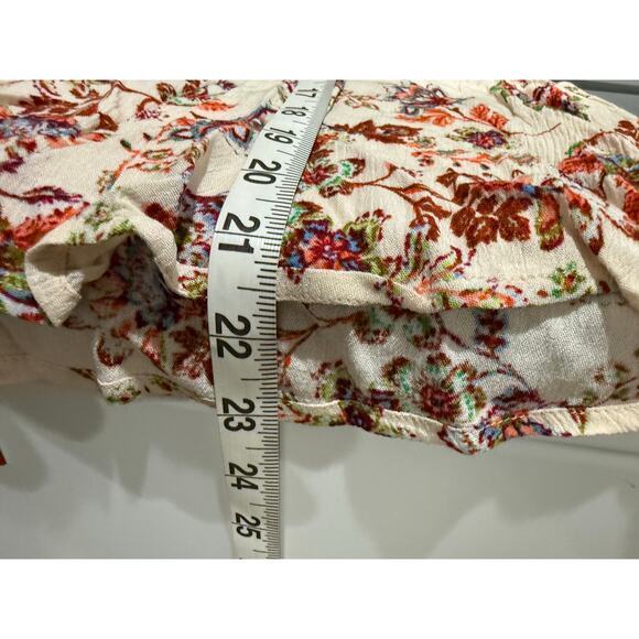 Daytrip Women's Floral Cap Sleeve Flowy Blouse Size Small Boho Chic - Picture 5 of 8